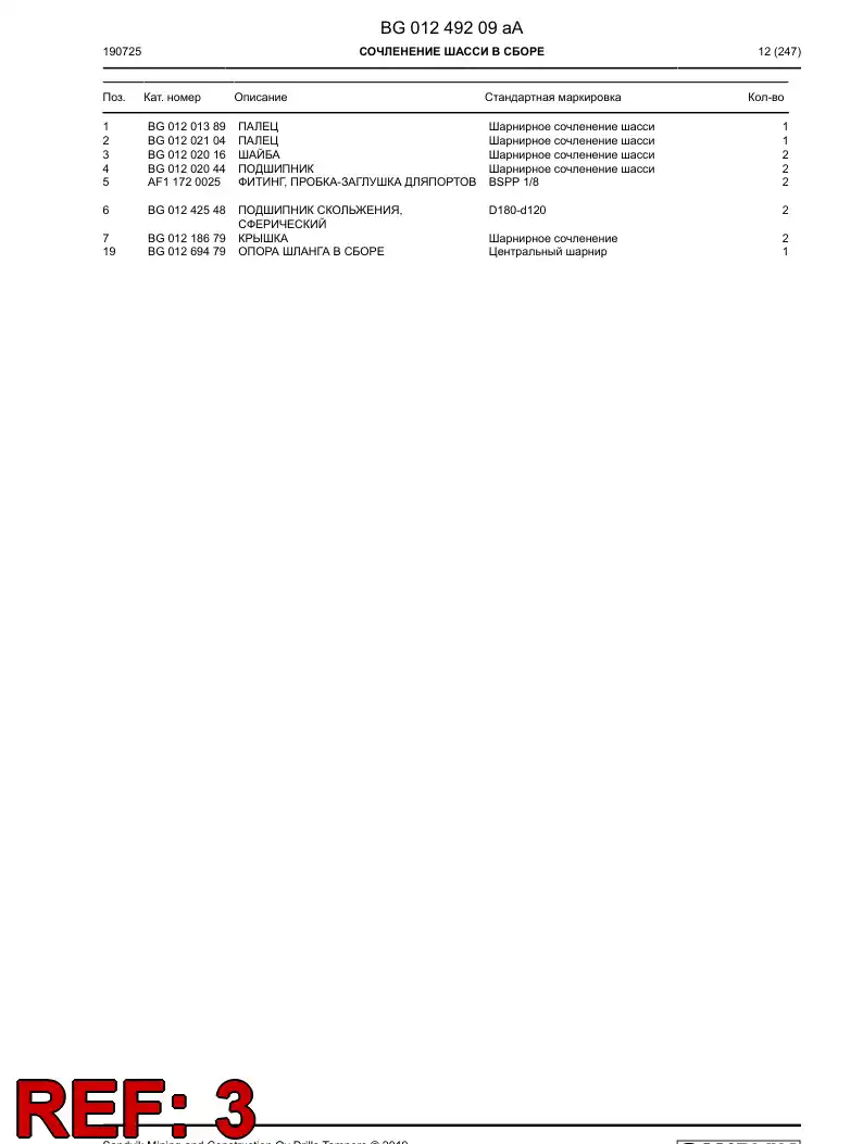 BG01202016a BG 012 020 16a Spacer - Sandvik Technical Drawing