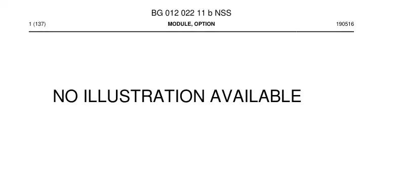 BG01202211b BG 012 022 11b Module, Option - Sandvik Technical Drawing