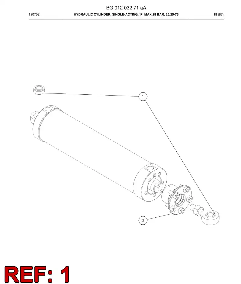 BG01203282a BG 012 032 82a Kit - Sandvik Technical Drawing