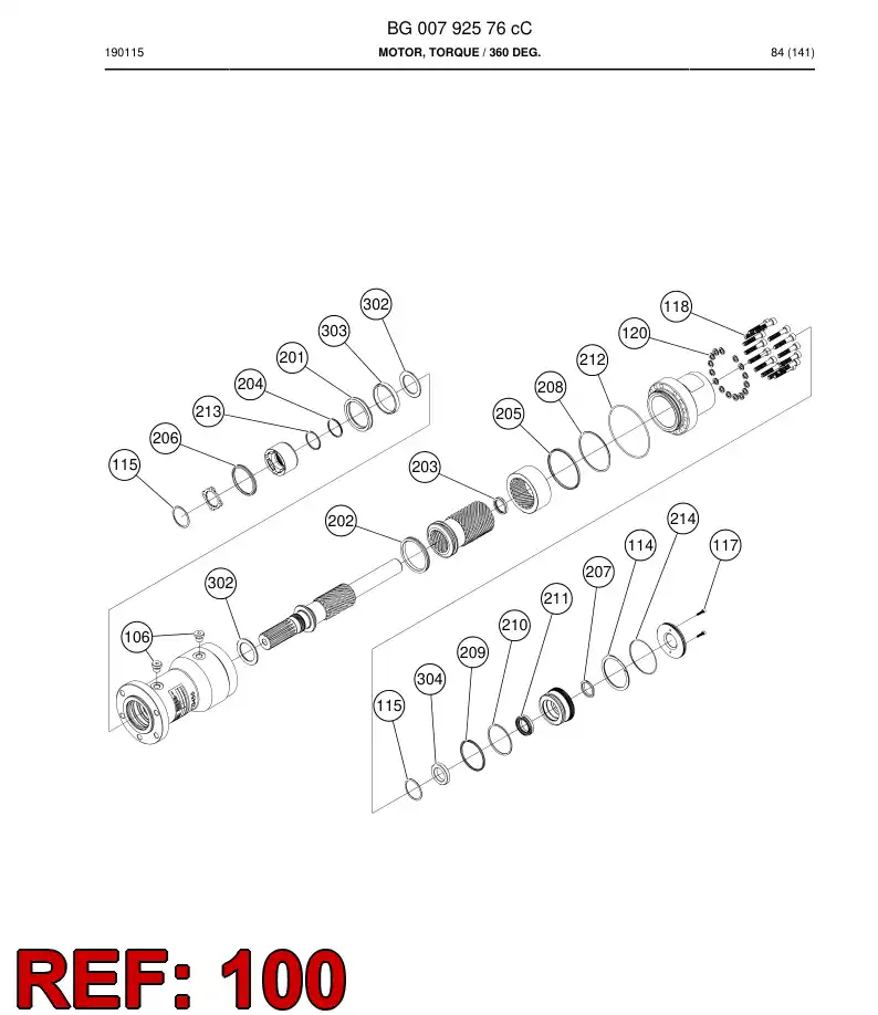 BG01211013a BG 012 110 13a Kit - Sandvik Technical Drawing