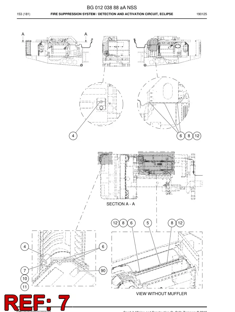 BG01213266a BG 012 132 66a Bracket - Sandvik Technical Drawing