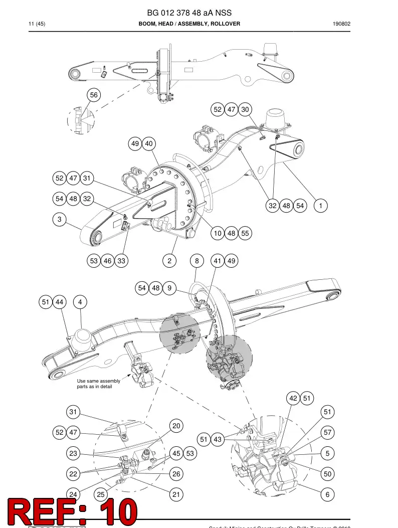 BG01215653a BG 012 156 53a Pointer - Sandvik Technical Drawing