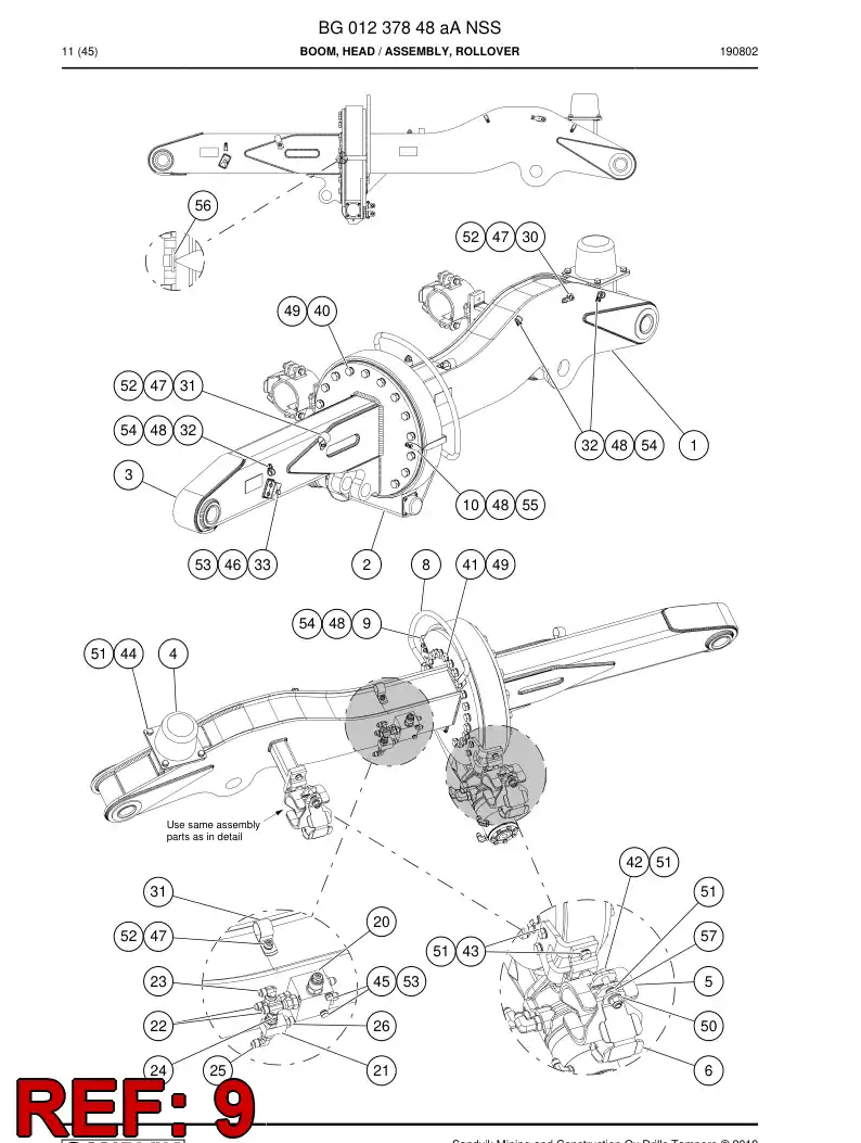 BG01216922a BG 012 169 22a Pointer - Sandvik Technical Drawing