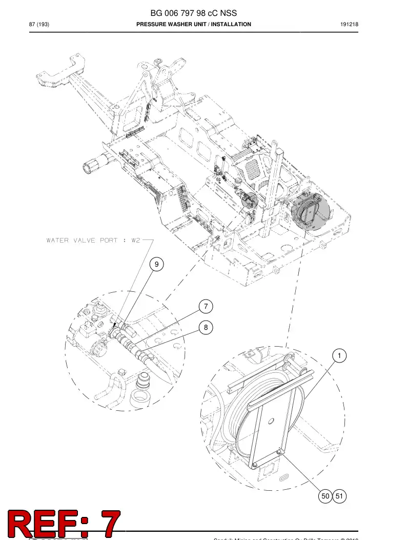 BG01219530a BG 012 195 30a Valve, Check - Sandvik Technical Drawing