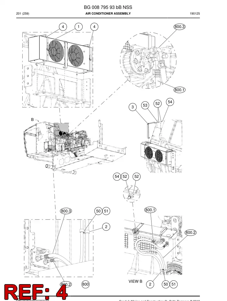 BG01226044a BG 012 260 44a Belt - Sandvik Technical Drawing