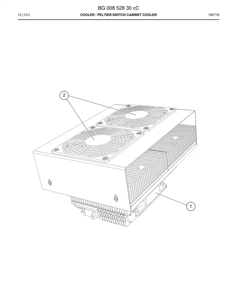 BG01226389a BG 012 263 89a Fan, Axial - Sandvik Technical Drawing