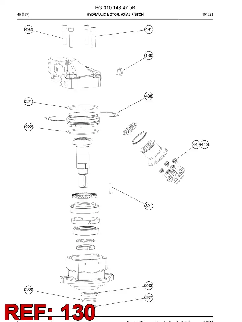 BG01234653a BG 012 346 53a Plug - Sandvik Technical Drawing