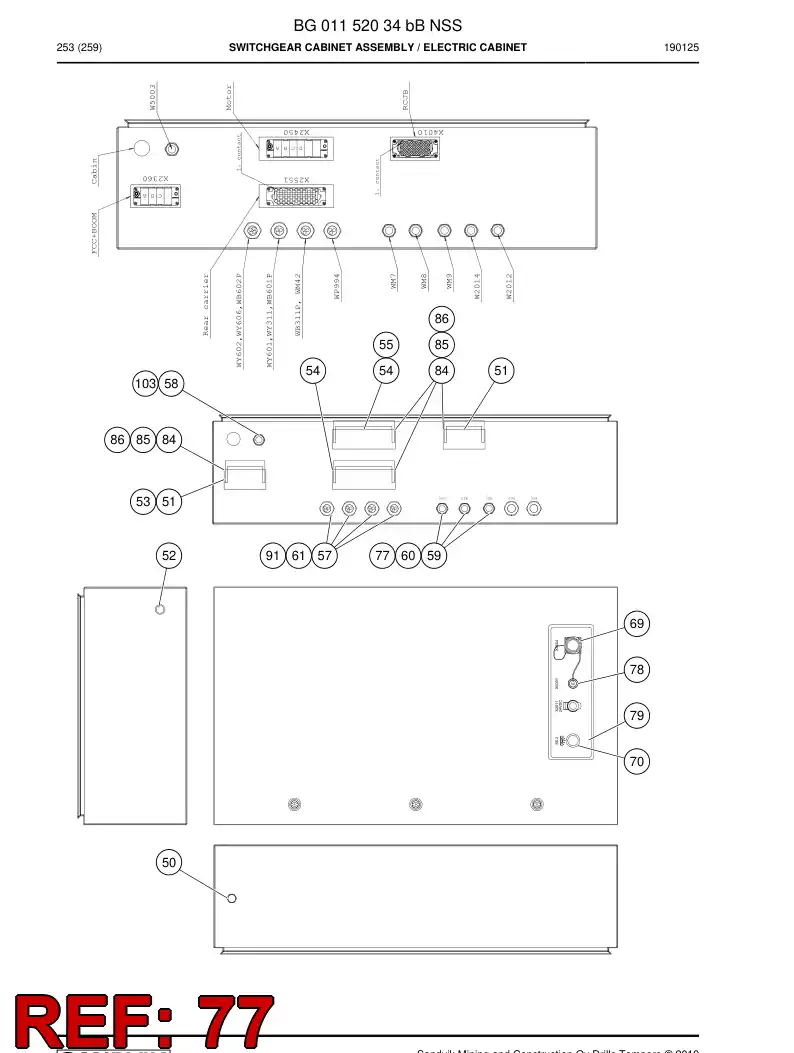 BG01240047a BG 012 400 47a Seal, Rubber - Sandvik Technical Drawing