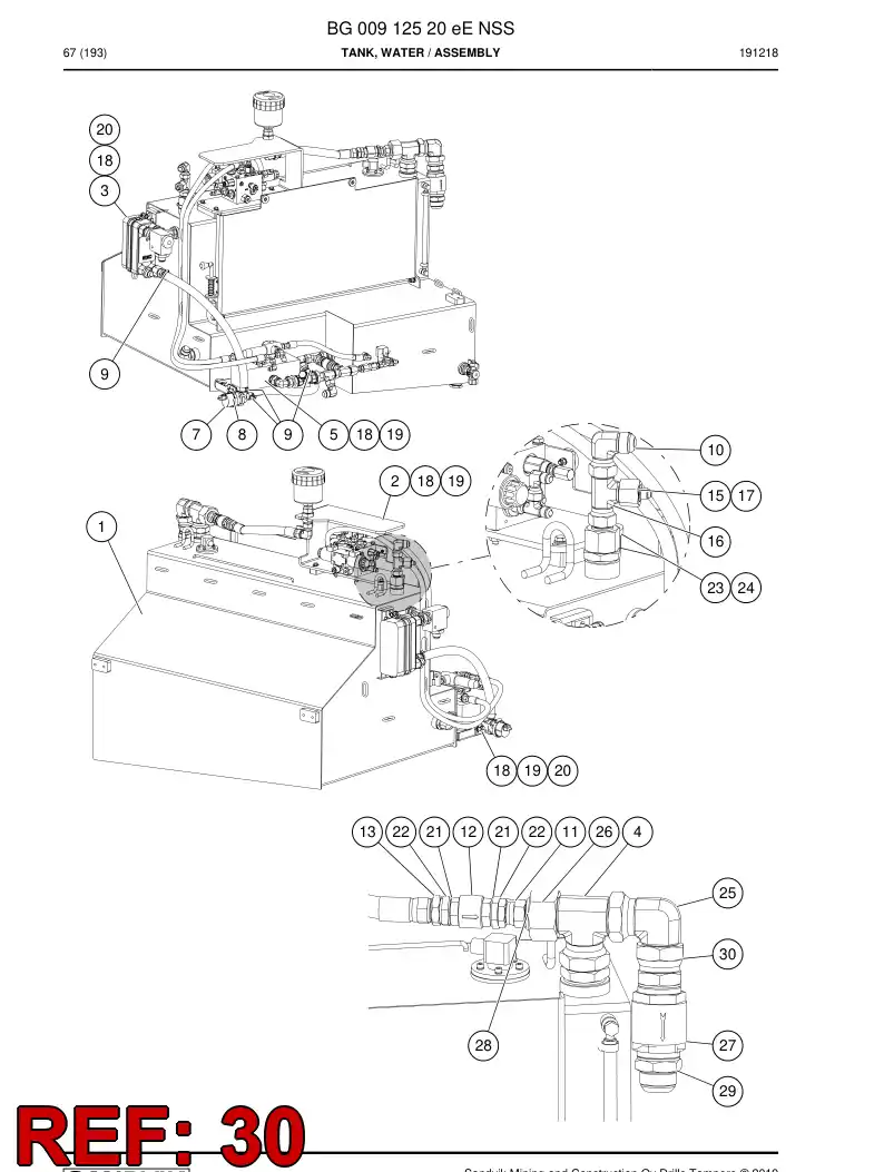 BG01246282a BG 012 462 82a Adapter - Sandvik Technical Drawing