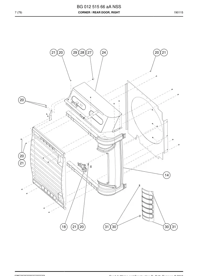 BG01251566b BG 012 515 66b Corner - Sandvik Technical Drawing