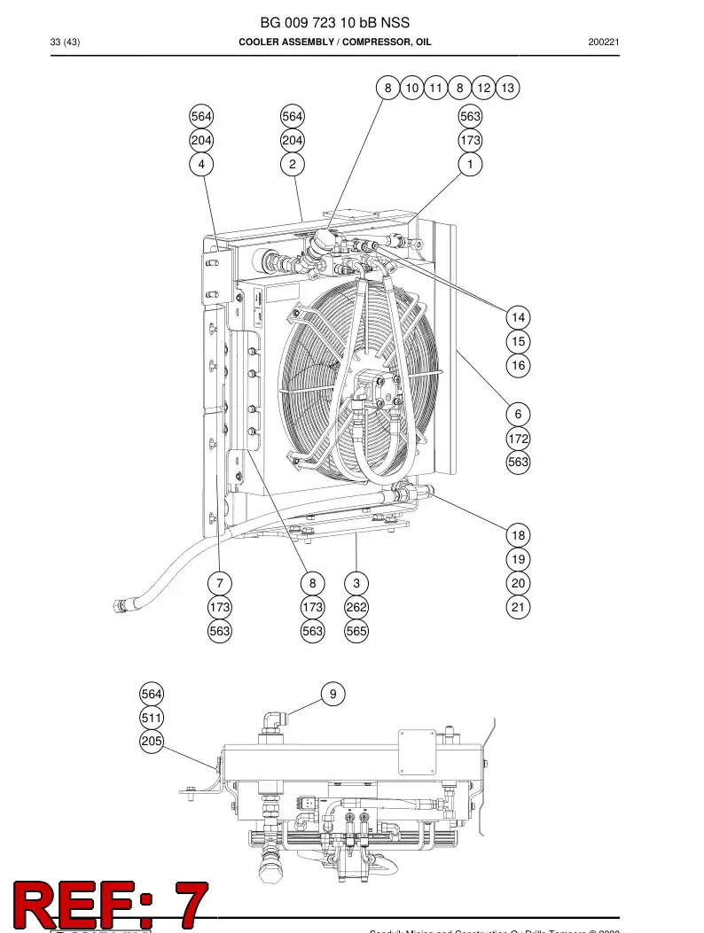 BG01252585a BG 012 525 85a Sheet, Rubber - Sandvik Technical Drawing