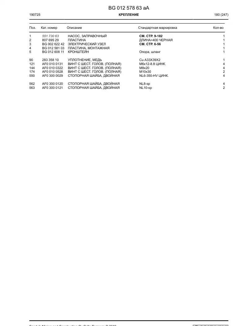 BG01257863a BG 012 578 63a Mounting - Sandvik Technical Drawing