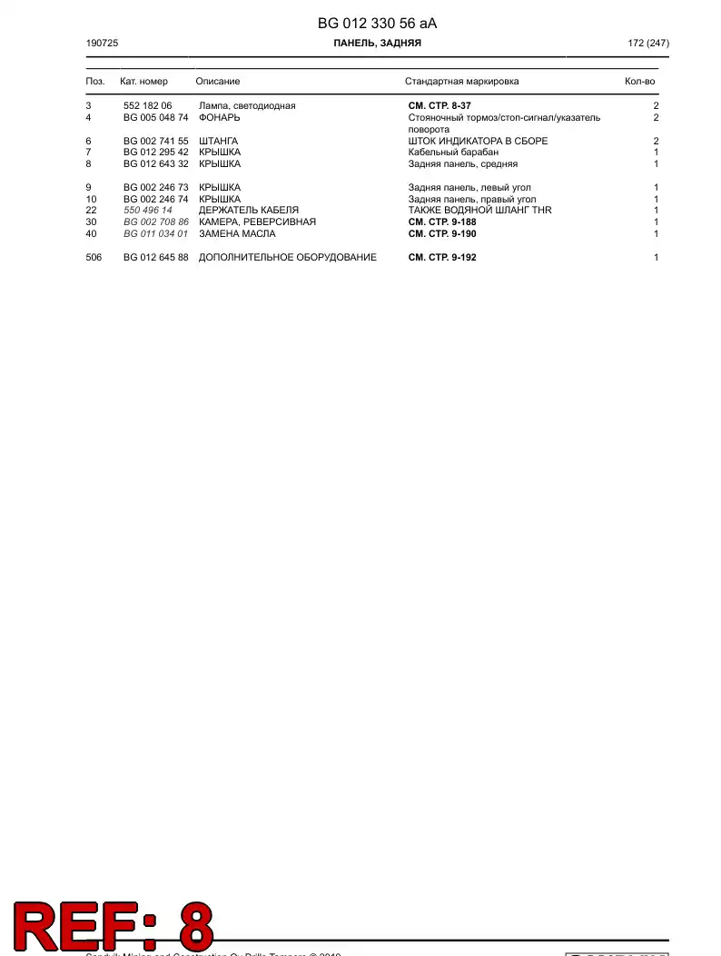 BG01264332a BG 012 643 32a Cover - Sandvik Technical Drawing