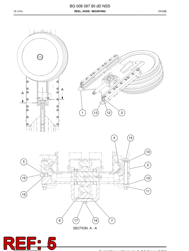 BG01267575a BG 012 675 75a Shim - Sandvik Technical Drawing