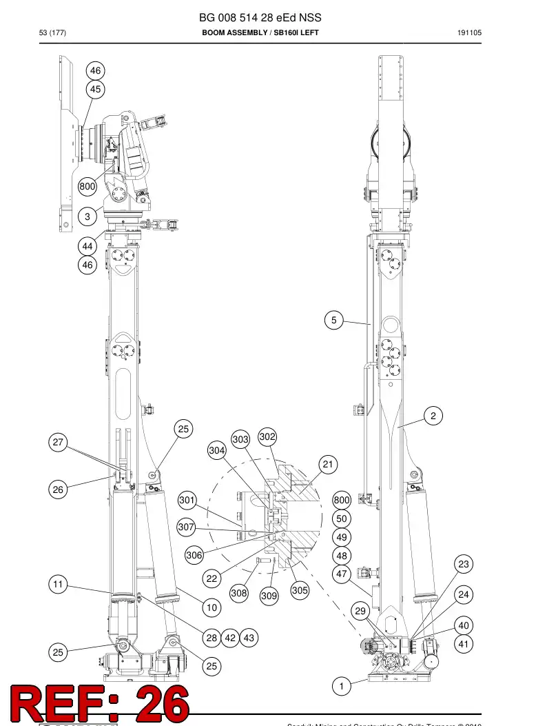 BG01271759a BG 012 717 59a Pin, Taper - Sandvik Technical Drawing