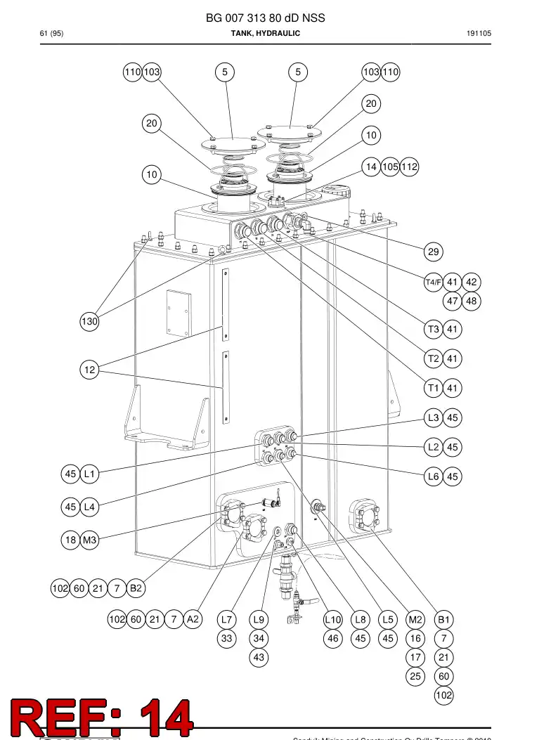 BG01279032b BG 012 790 32b Sensor - Sandvik Technical Drawing