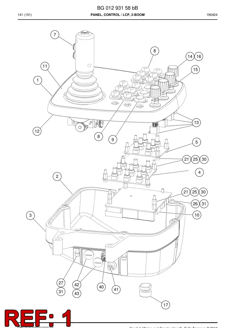 BG01279434a BG 012 794 34a Cover - Sandvik Technical Drawing