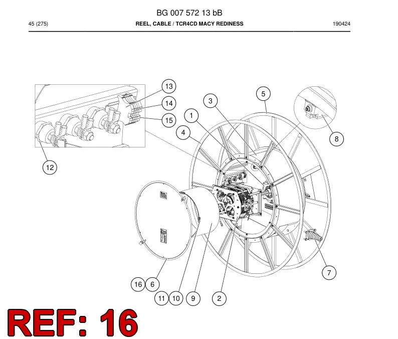 BG01280531a BG 012 805 31a Gasket Kit - Sandvik Technical Drawing