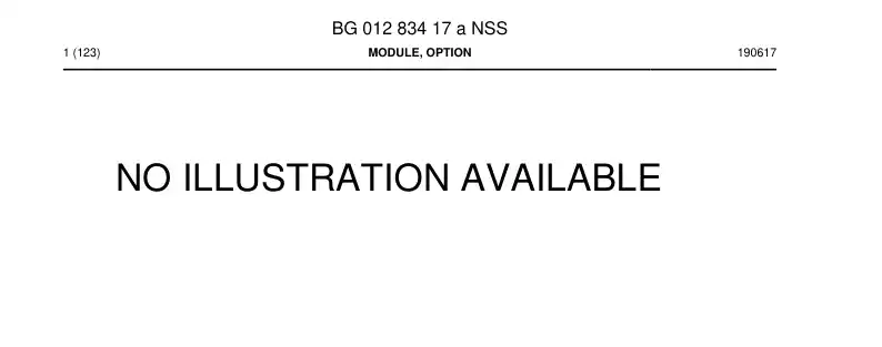 BG01283417a BG 012 834 17a Module, Option - Sandvik Technical Drawing