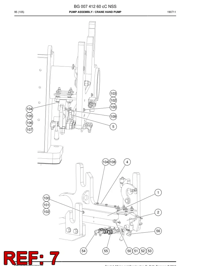 BG01283951a BG 012 839 51a Cap, Dust - Sandvik Technical Drawing