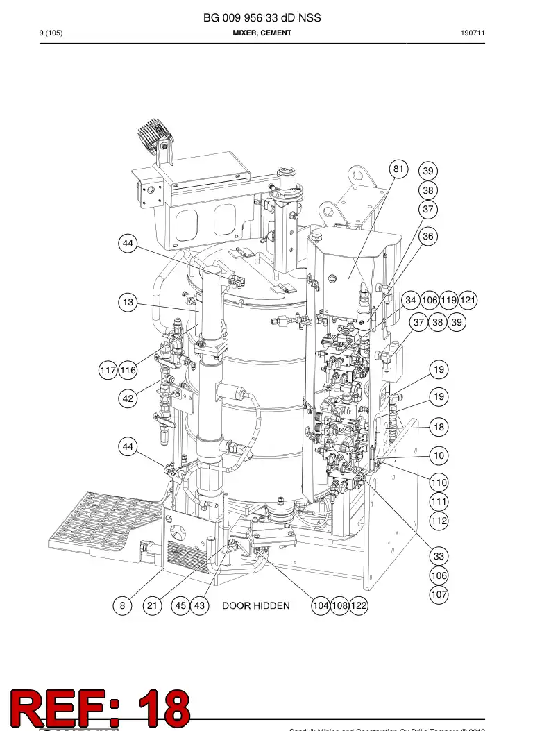 BG01284074a BG 012 840 74a Plug - Sandvik Technical Drawing