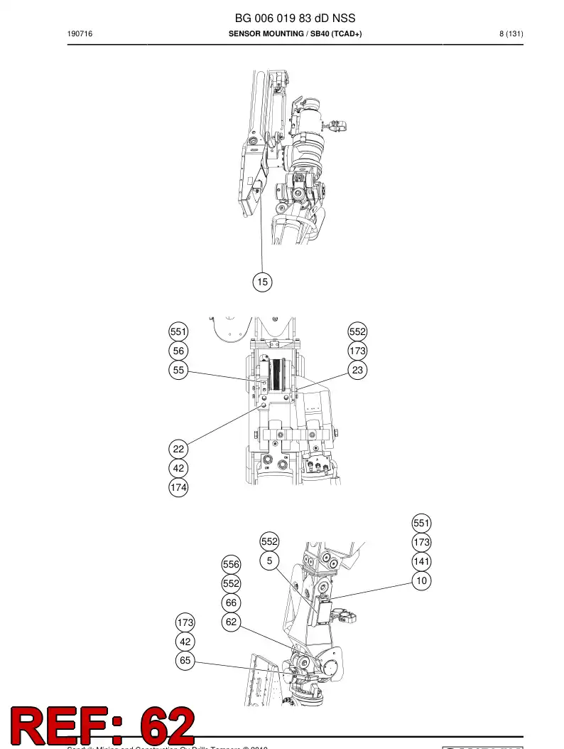 BG01292532a BG 012 925 32a Bushing - Sandvik Technical Drawing
