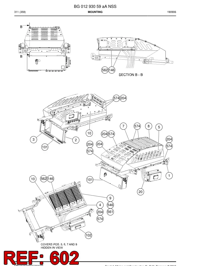 BG01294021a BG 012 940 21a Mounting - Sandvik Technical Drawing