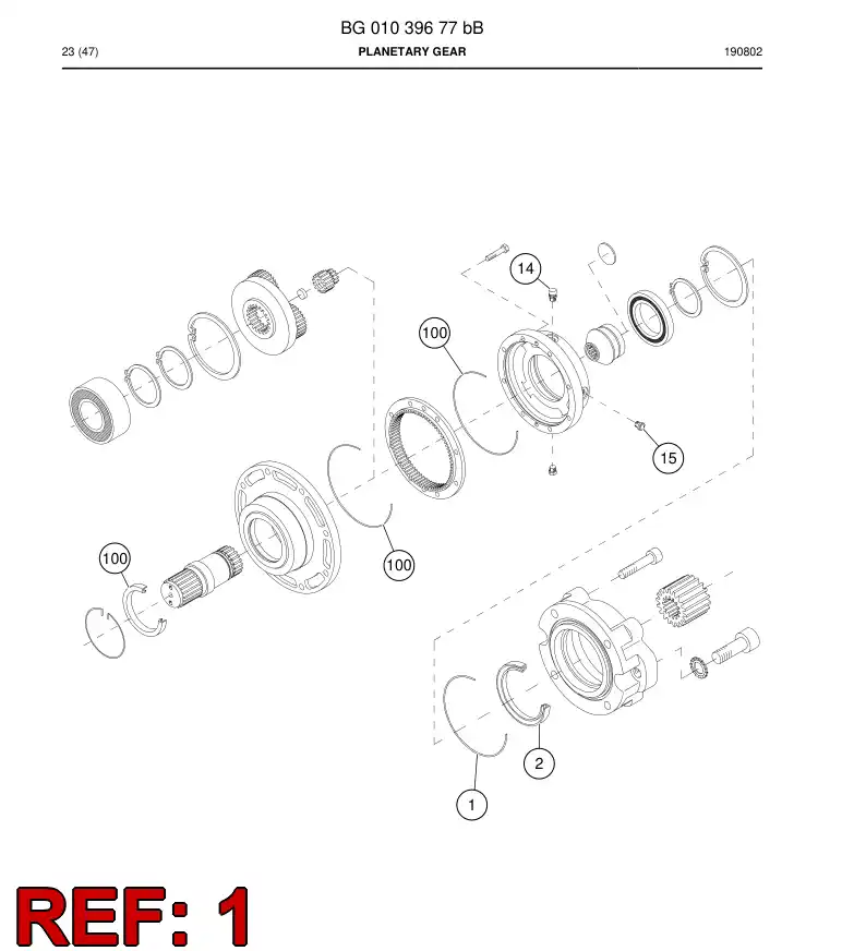 BG01298626a BG 012 986 26a O-Ring - Sandvik Technical Drawing