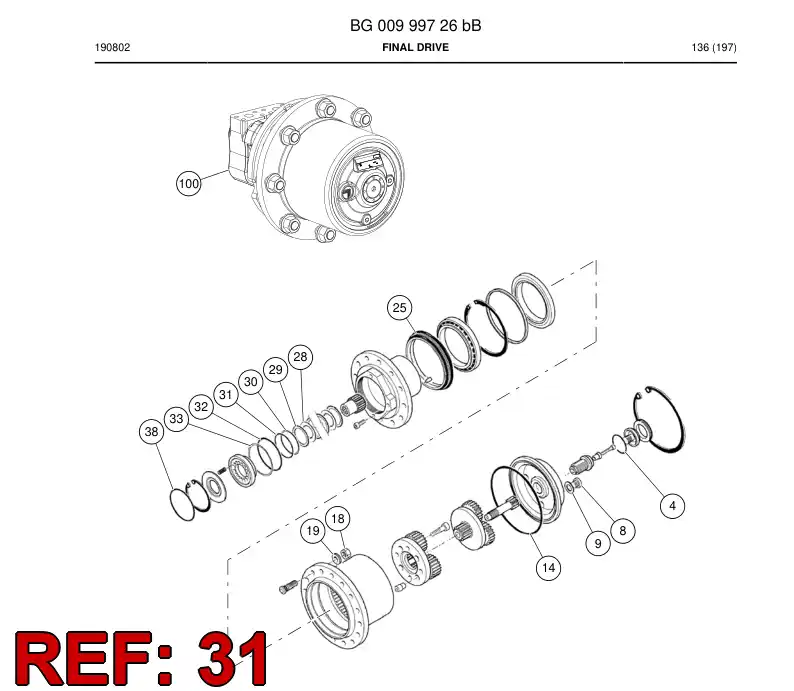 BG01300091a BG 013 000 91a O-Ring - Sandvik Technical Drawing