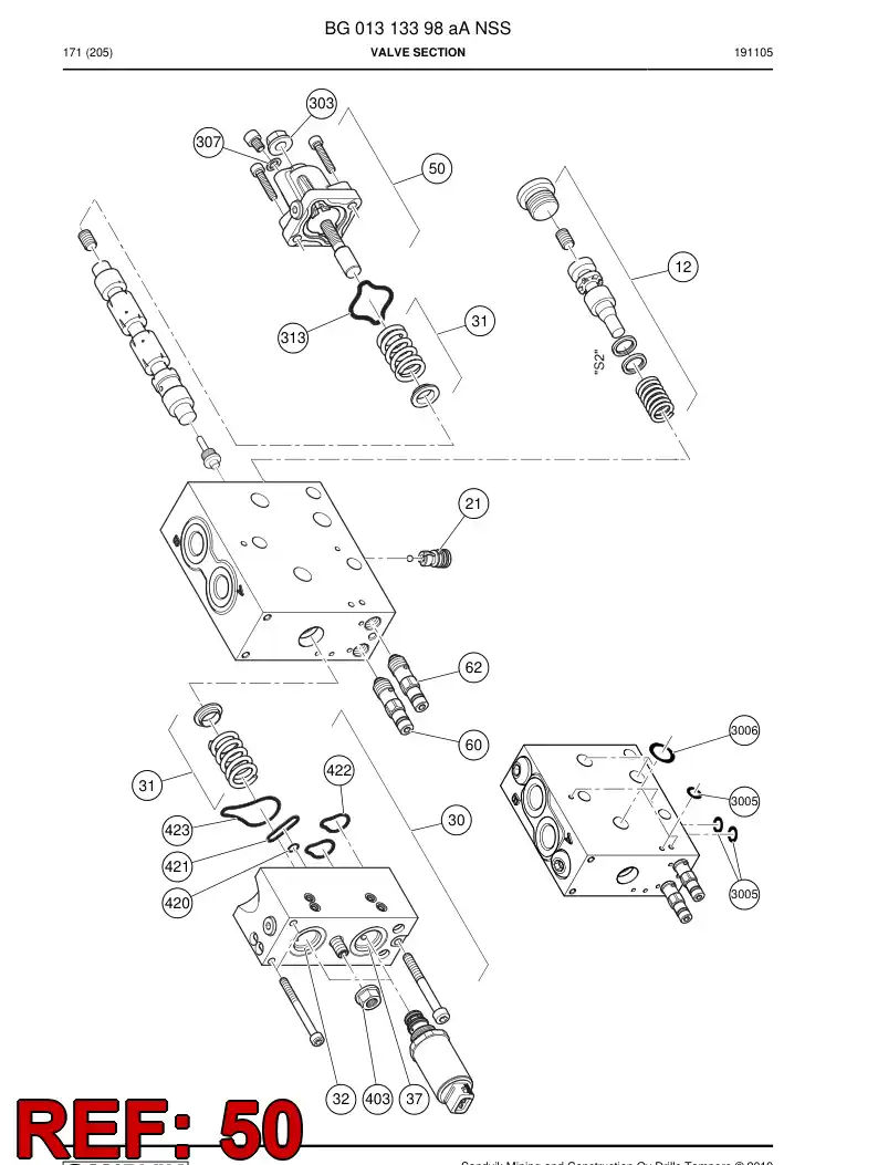 BG01312901a BG 013 129 01a Cover - Sandvik Technical Drawing