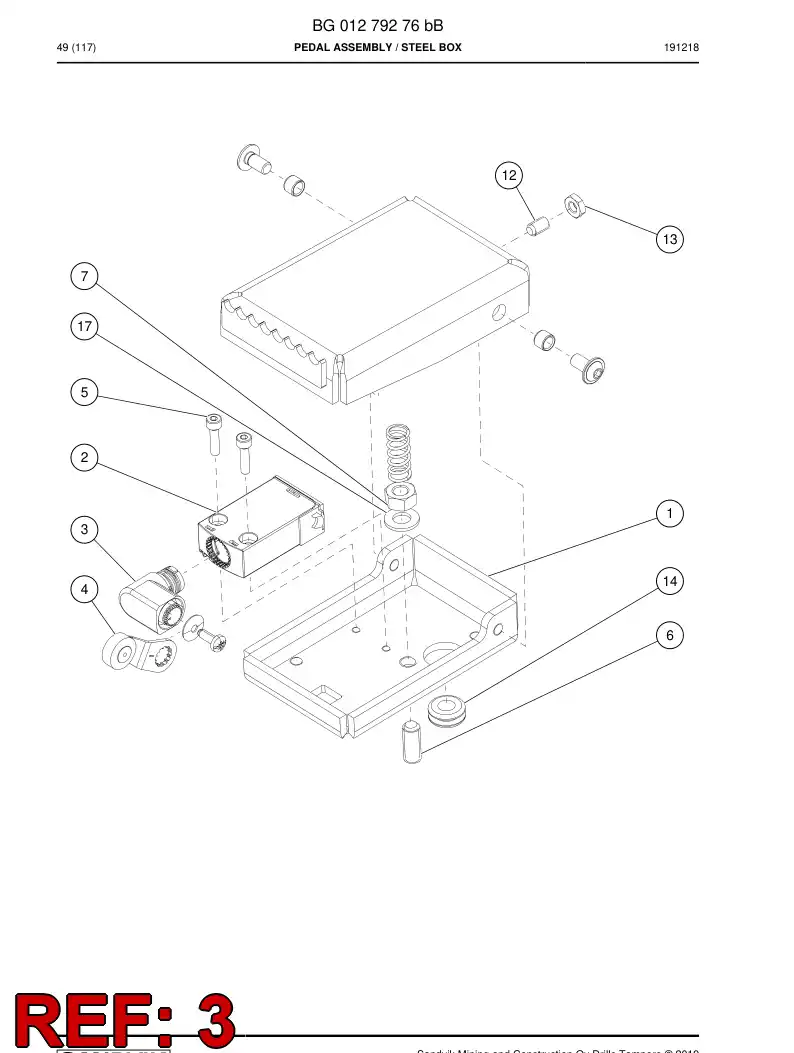 BG01319052a BG 013 190 52a Accessories - Sandvik Technical Drawing