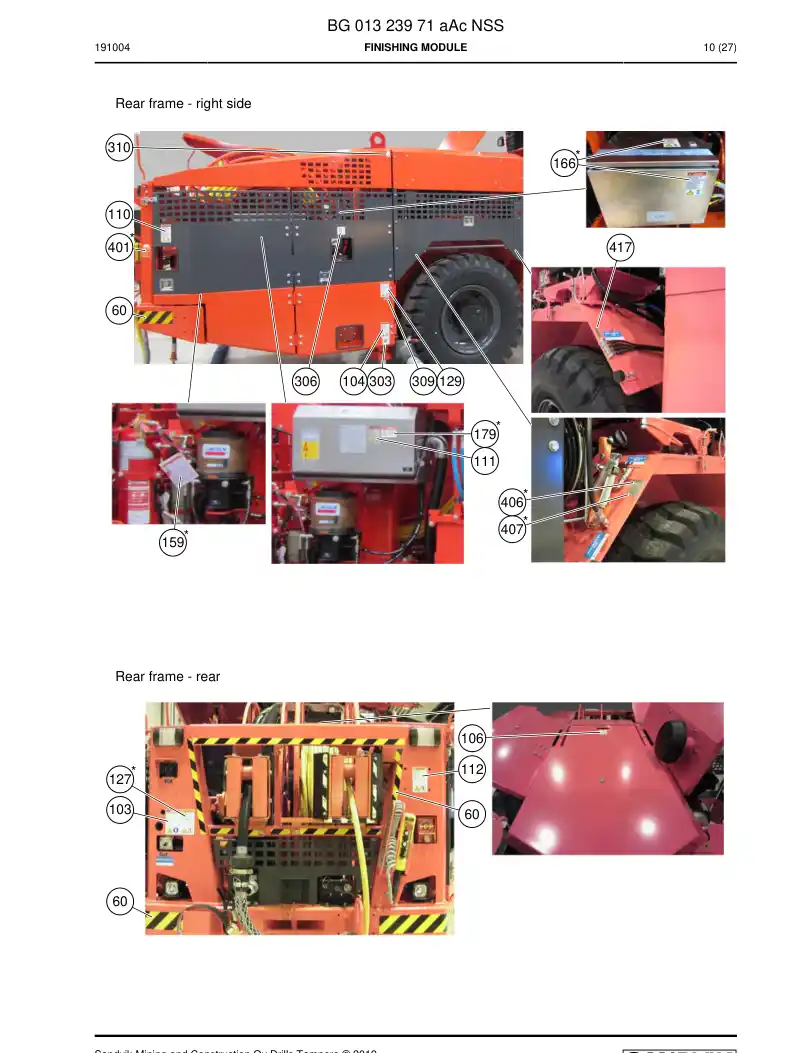 BG01323971a BG 013 239 71a Finishing module - Sandvik Technical Drawing