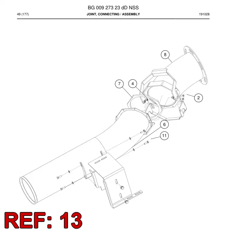 BG01333887a BG 013 338 87a Plate - Sandvik Technical Drawing