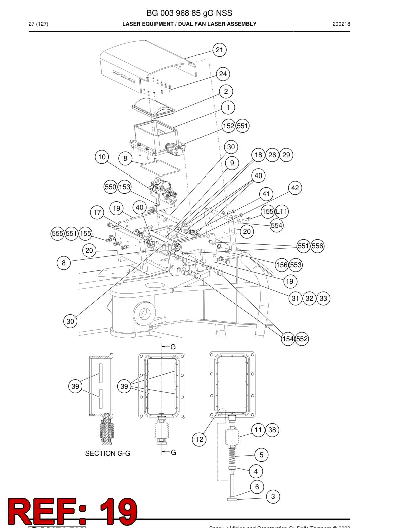 BG01342737a BG 013 427 37a Plate - Sandvik Technical Drawing