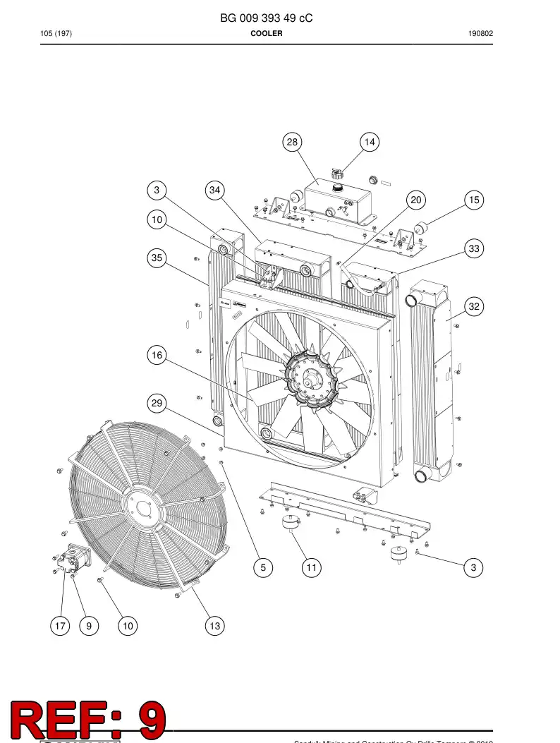 BG01342958a BG 013 429 58a Bolt - Sandvik Technical Drawing