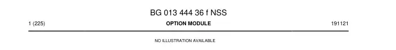 BG01344436f BG 013 444 36f Option Module - Sandvik Technical Drawing