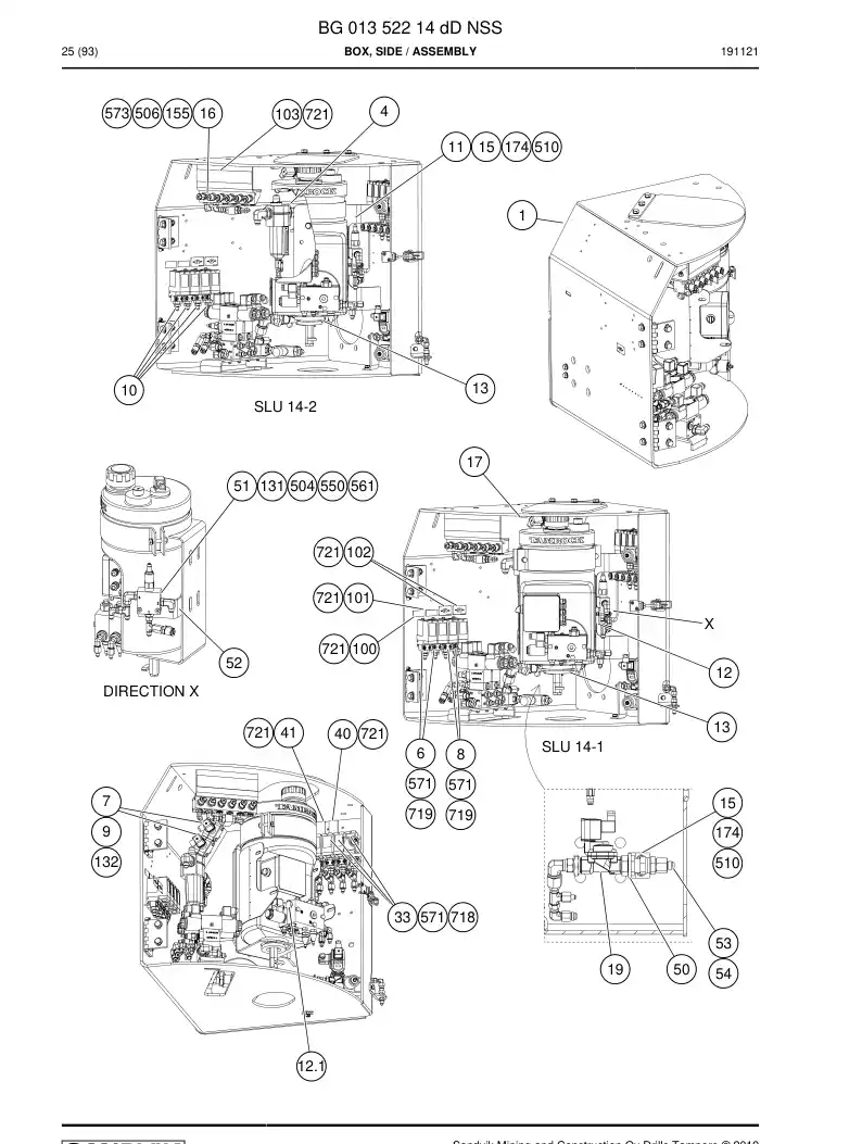 BG01352214d BG 013 522 14d Box, Side - Sandvik Technical Drawing