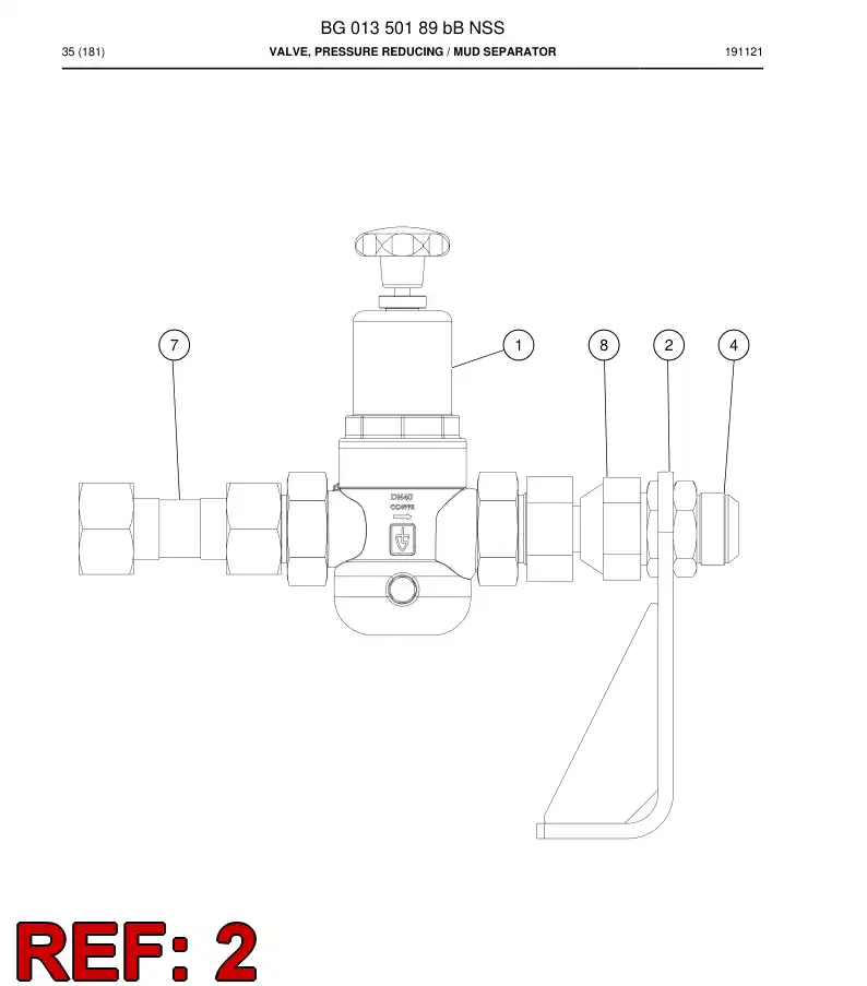 BG01352313a BG 013 523 13a Bracket - Sandvik Technical Drawing