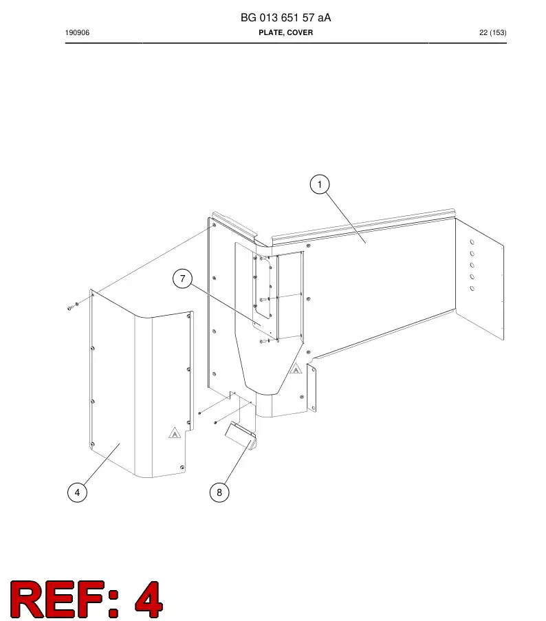 BG01365166a BG 013 651 66a Cover - Sandvik Technical Drawing