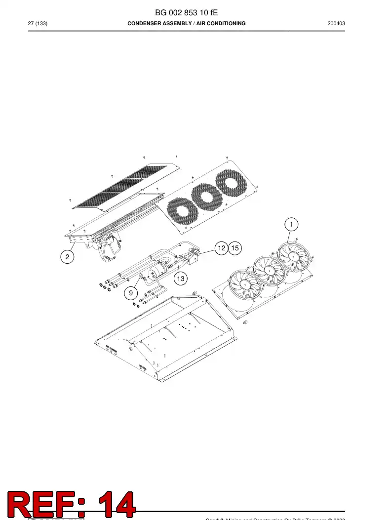 BG01377527a BG 013 775 27a Accumulator, Unspecified - Sandvik Technical Drawing
