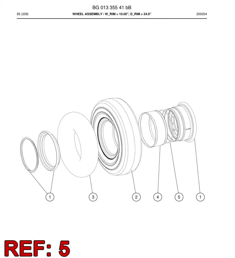 BG01433092a BG 014 330 92a O-Ring - Sandvik Technical Drawing
