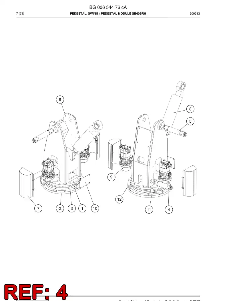 BG01449108a BG 014 491 08a Stopper - Sandvik Technical Drawing