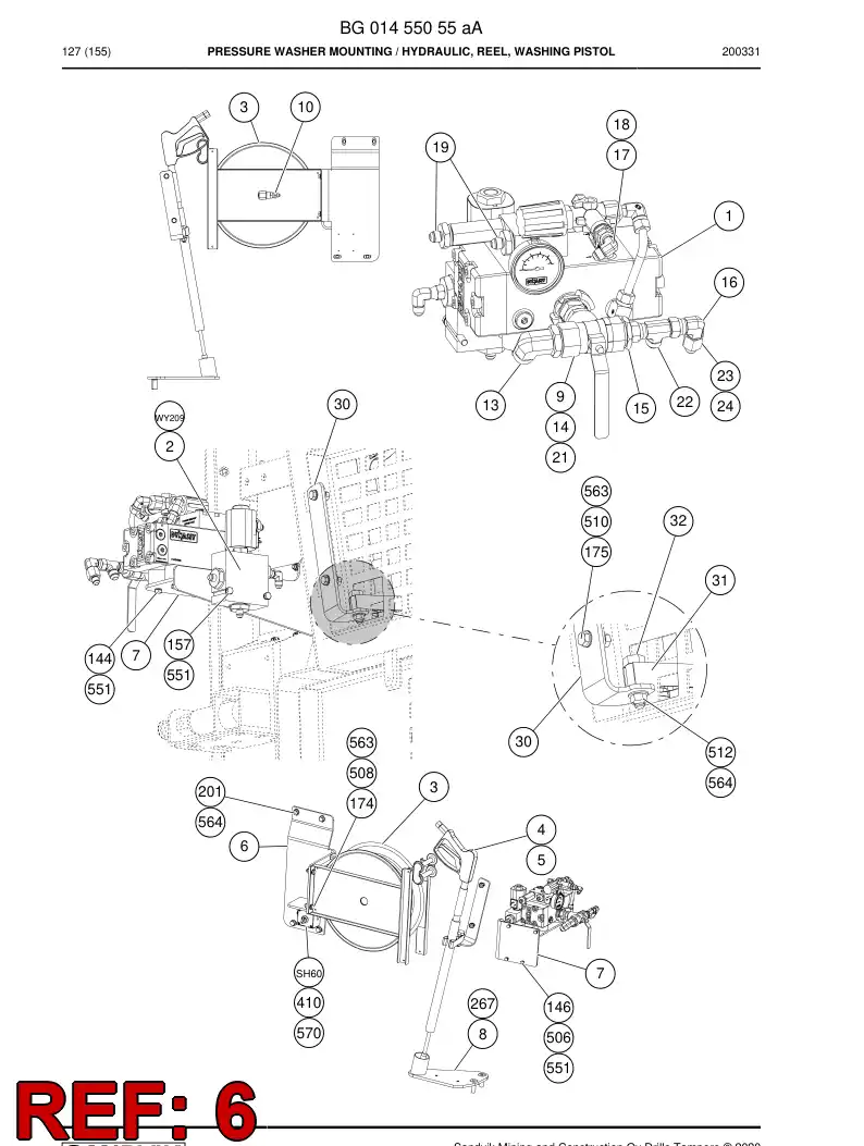 BG01455621a BG 014 556 21a Plate, Mounting - Sandvik Technical Drawing