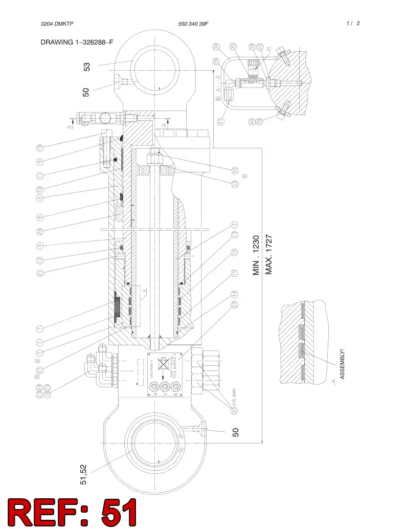 GE70ES GE 70ES 1 - Sandvik Technical Drawing